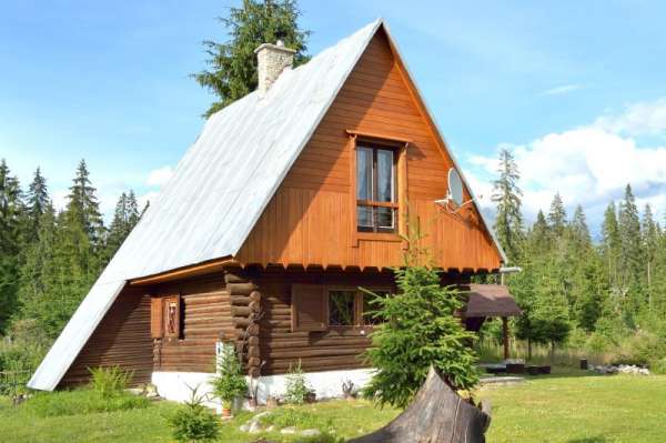Vakantiehuis in de Hoge Tatra in de zomer